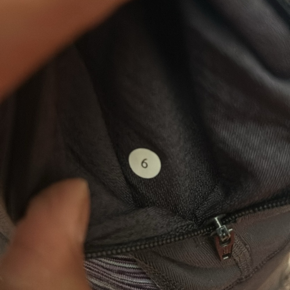 lululemon athletica Black and Heathered Purple-Gray Full-Zip Utility Jacket - Picture 6 of 9